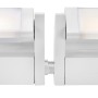 Silberne LED Unterbauleuchte, 8W, mit neutralweißem Licht für Küche & Werkstatt.