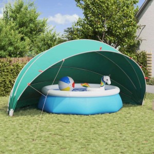 vidaXL Pool-Dome Blau 592 x 590 x 275 cm 42001132