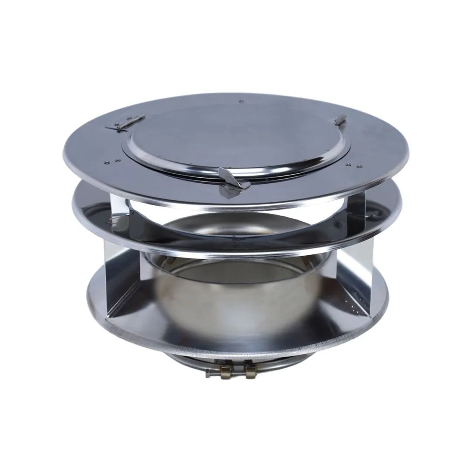 Subtiel Regenhaube für Rauchsauger Ø 150 mm Edelstahl