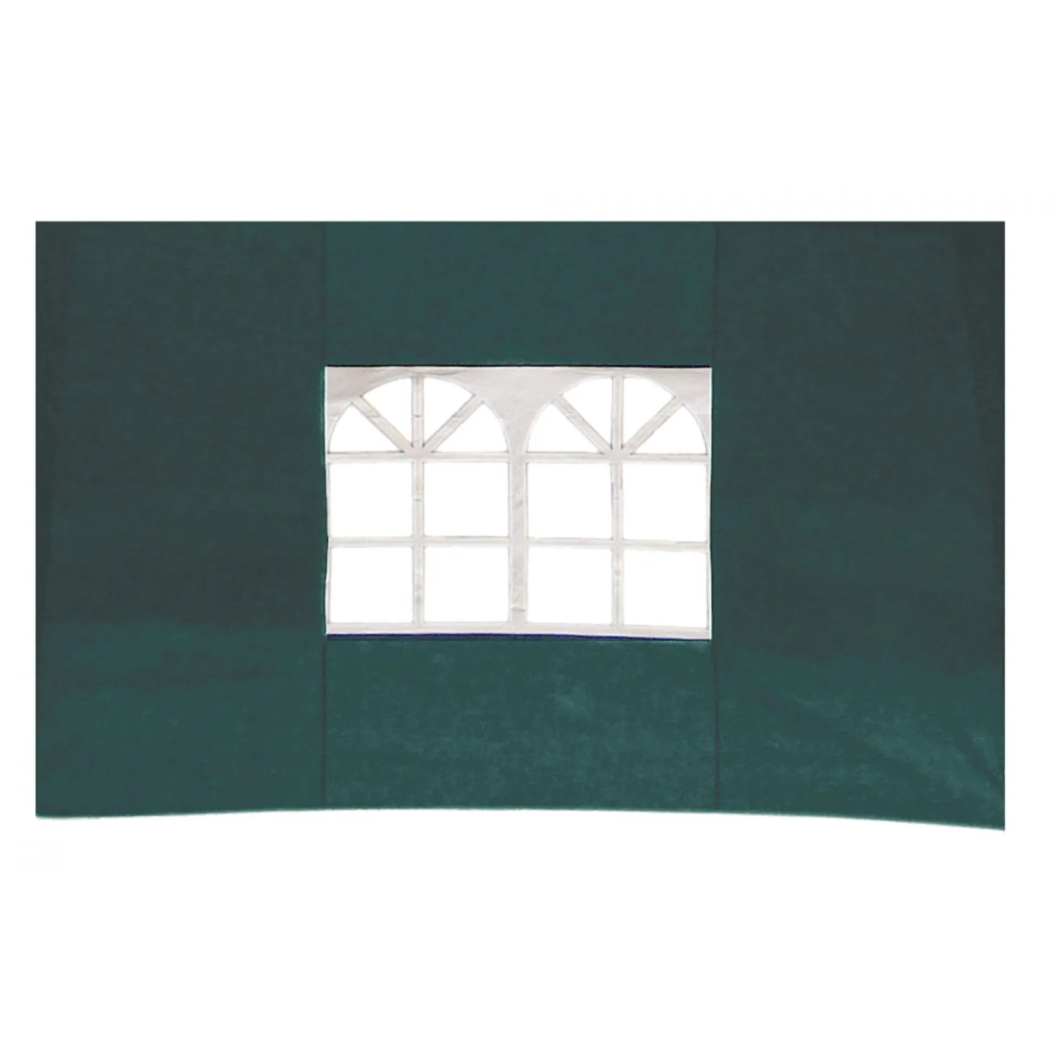 Lex 2er Set Seitenteile für Pavillon 3x3m Fenster  Seitenwand Faltpavillon Partyzelt Grün