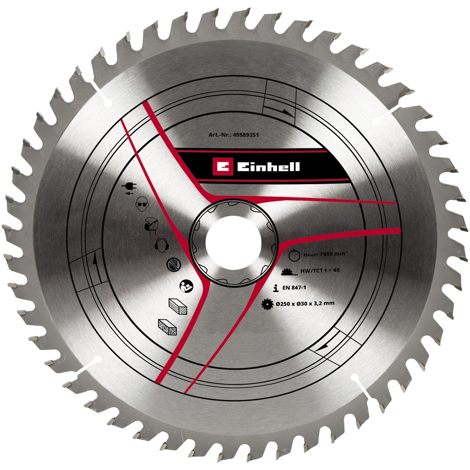 Einhell Accessory Kreissägeblatt für stationäre Sägen HM Ø 250 x 30 x 3,2 m günstig online kaufen