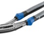 LUX Wasserpumpenzange Professional, 240 mm, mit blau-grauem Griff. Zange zum Greifen, Anziehen und Lösen.