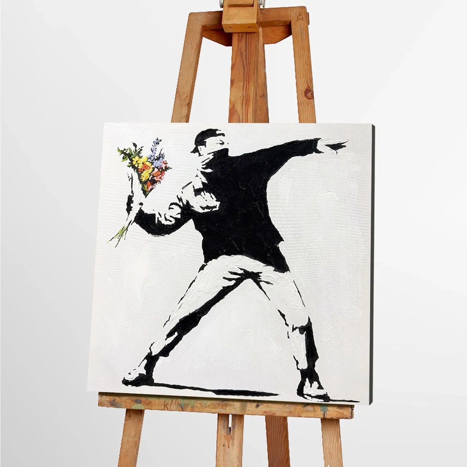 Art Universe Leinwandbild Blumenwerfer 60 x 60 cm