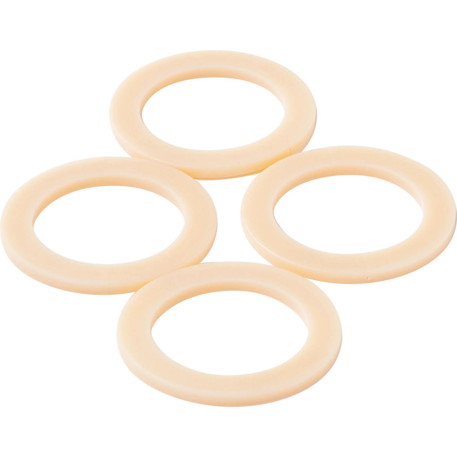 KÖRO TPE-Ring 21 mm x 30 mm x 2 mm für Verschraubung 1/2 Zoll 4 Stück