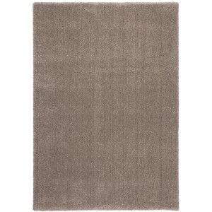 Beiger Kurzflorteppich Lalee Valencia, 160x230 cm, weicher Flor für gemütliches Wohnambiente.
