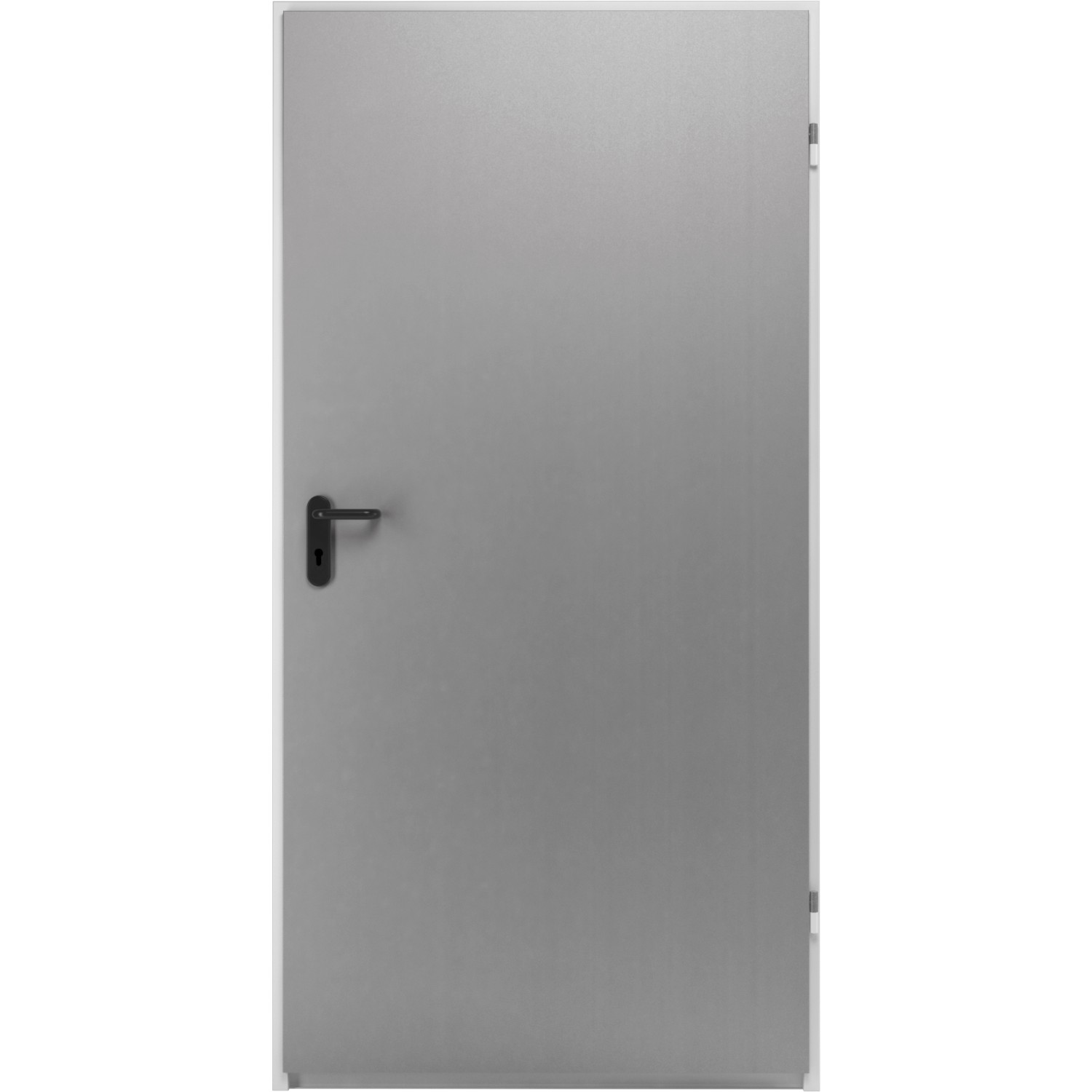 ZK-Tür-Element eingehängt Verzinkt 875 mm x 2000 mm x 80 mm DIN Links