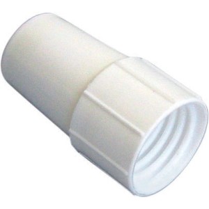 Höfer Chemie Adapter für Poolschläuche, weiß, für 38mm Durchmesser.