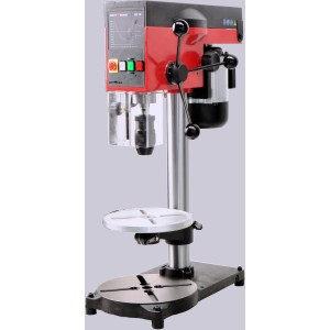 Rotwerk Tischbohrmaschine RB18 Vario: Präzise Bohrmaschine mit stufenloser Drehzahlregelung und Teileapparat.