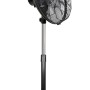 Schwarzer CASAFAN Standventilator Airos Eco Silent mit Fernbedienung.