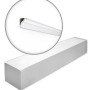 NOEL & MARQUET NMC Z18-Box ARSTYL Eckleisten Set, 28 Stuckleisten, 56 m, Weiß.