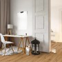 Verlegter Classen HydroClick Vinylboden Steineiche in Wohnraum-Szene.