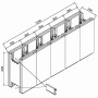 Styroporstein Big Stone 125x25x50 cm für Poolumrandung, Stecksystem, isolierend.