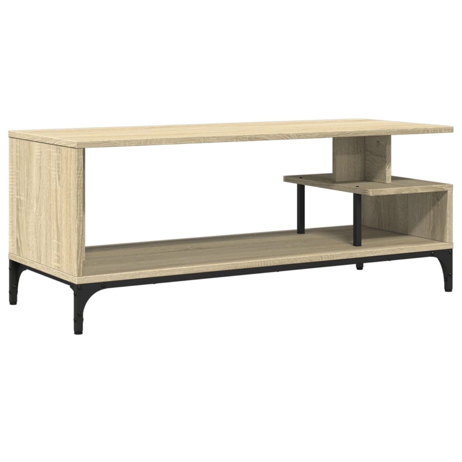 VidaXL TV-Schrank Sonoma-Eiche 102x40x41 cm Holzwerkstoff und Stahl günstig online kaufen