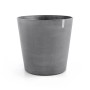 Grauer Ecopots Pflanztopf Amsterdam mit Rollen, Ø 100 cm, ideal für große Pflanzen.