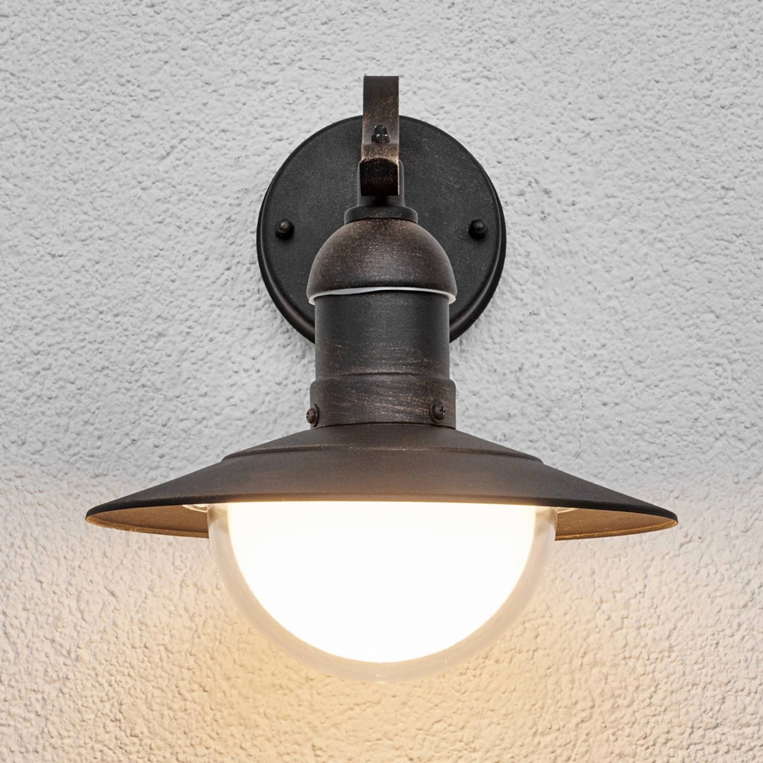 Lindby LED Wandleuchte Außen Clea 9960050 Spritzwassergeschützt Modern in Kupfer aus Edelstahl 1-flammig_4