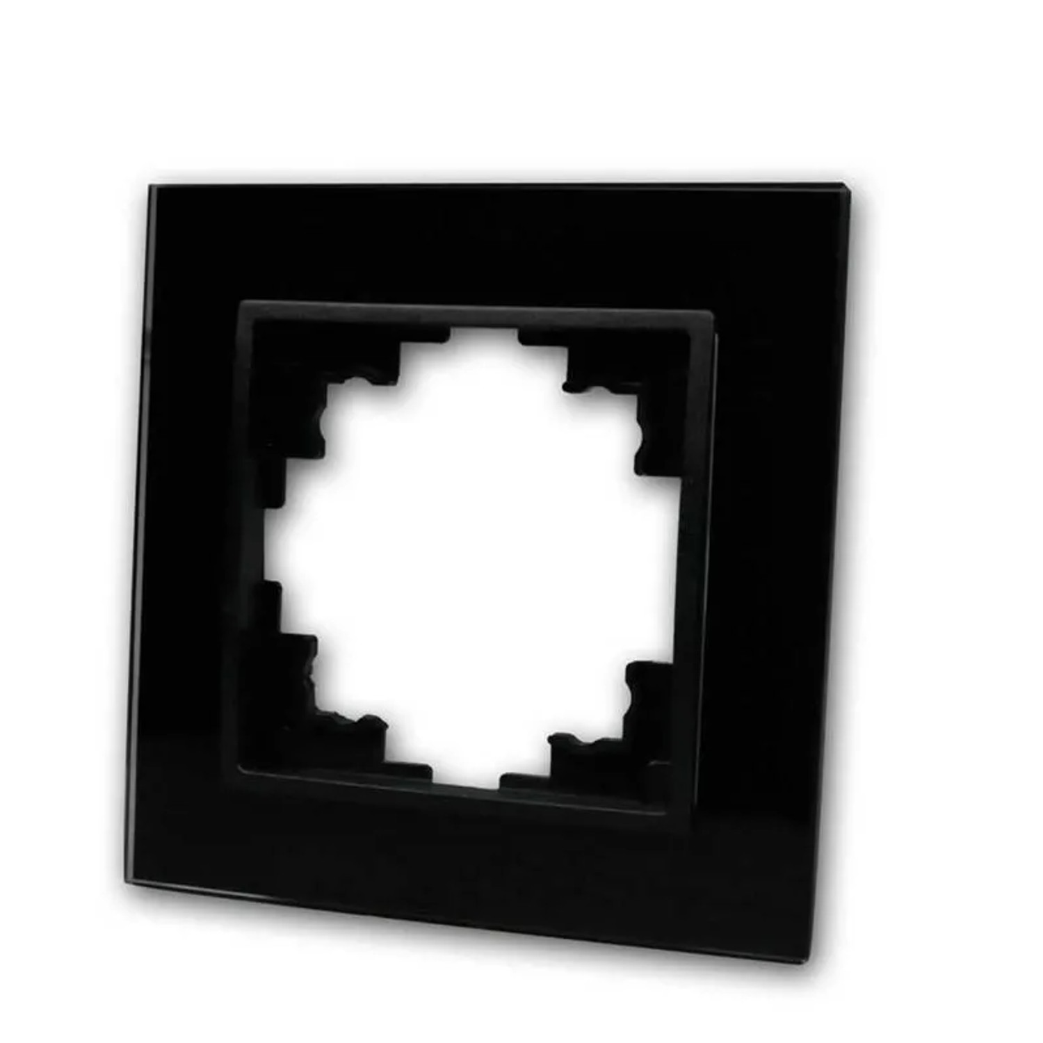 McPower FLAIR Glasrahmen 1-Fach Schwarz Rahmen aus Glas