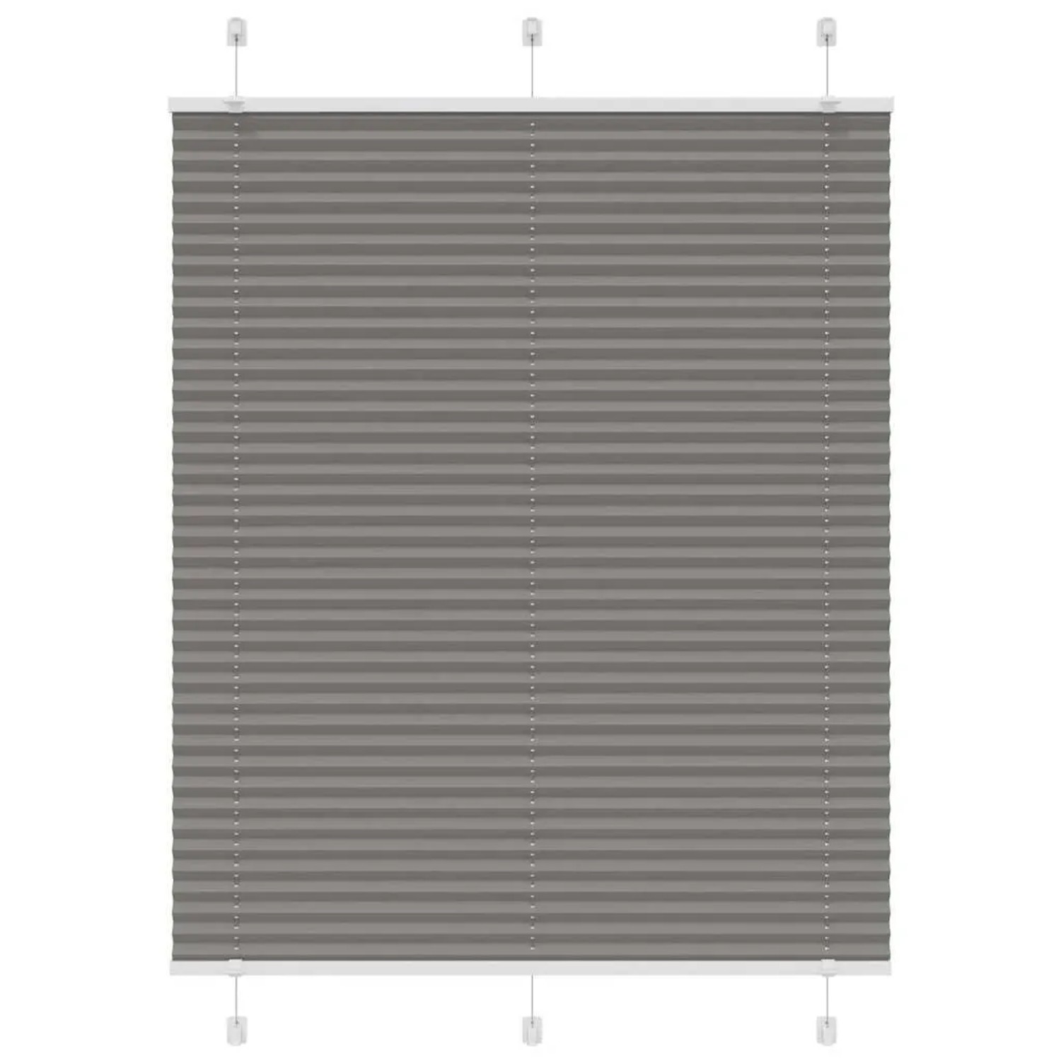 vidaXL Plissee Anthrazit 105x150 cm Stoffbreite 104,4 cm Polyester 4015093 günstig online kaufen