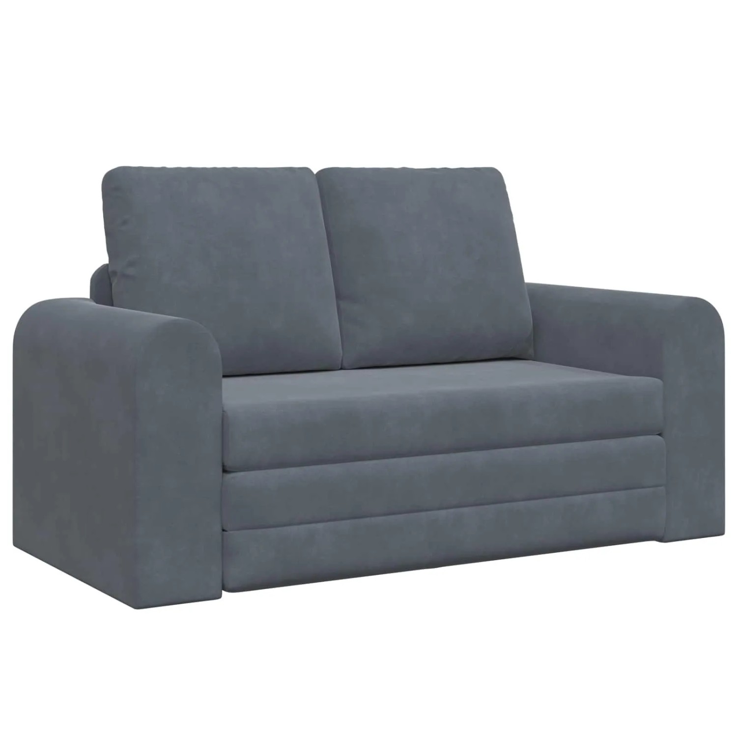 vidaXL Klappsofa Bett Dunkelgrau 148 x 71 x 83 cm Samt 42030510 günstig online kaufen