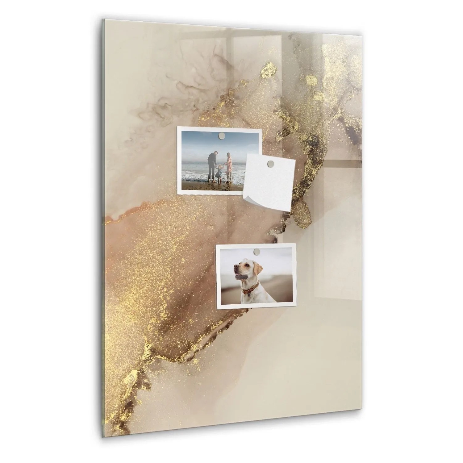 Tulup Magnettafel Aus Glas Glitzernder Marmor 40x60 cm Whiteboard Magnetisc günstig online kaufen