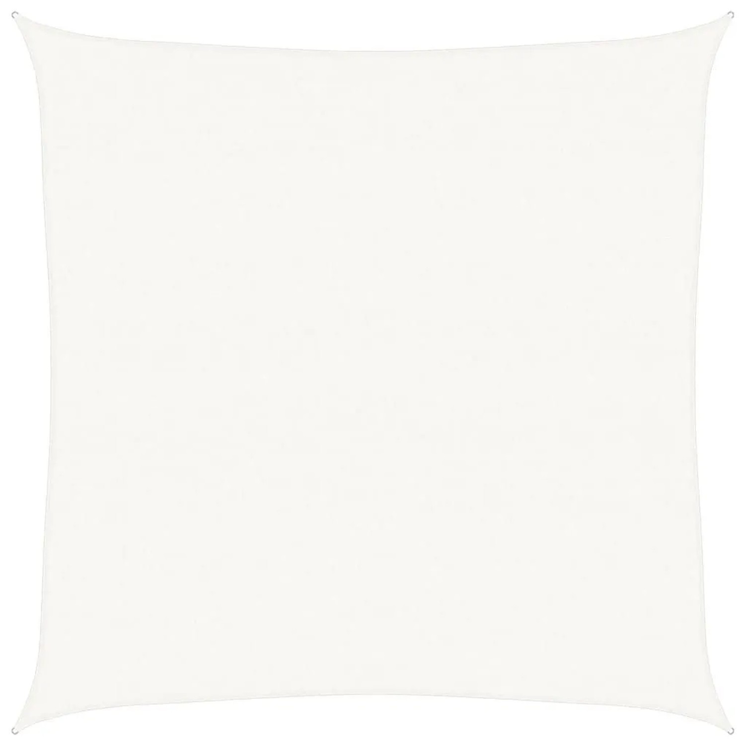 vidaXL Sonnensegel 160 g/m² Weiß 6x6 m HDPE 311224