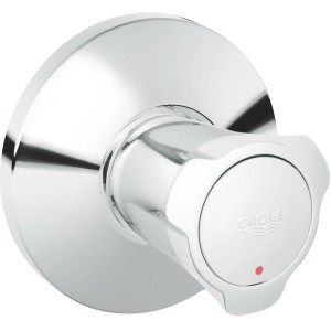 Grohe UP-Ventil Oberbau Costa Chrom Markierung rot