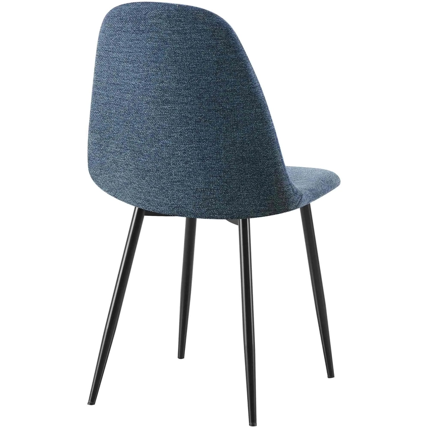 DELUKE Esszimmerstuhl LISEN Stoff Dunkelblau 44x51x88cm Essstühle Esszimmerstühle Küchenstühle Wohnzimmerstühle