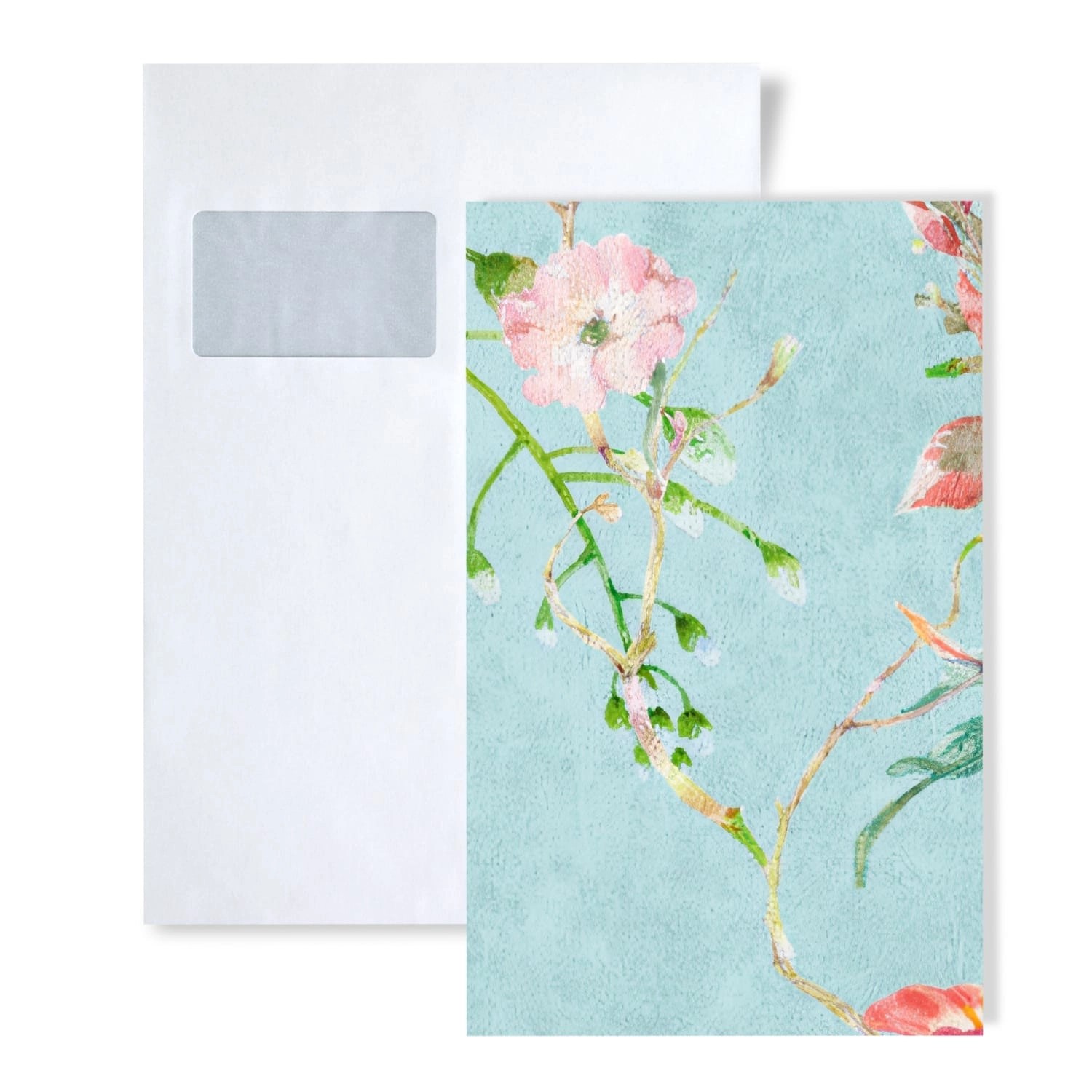 PROFHOME 1 MUSTERSTÜCK S-382681-GU DIN A4 MUSTER der Blumen Tapete günstig online kaufen