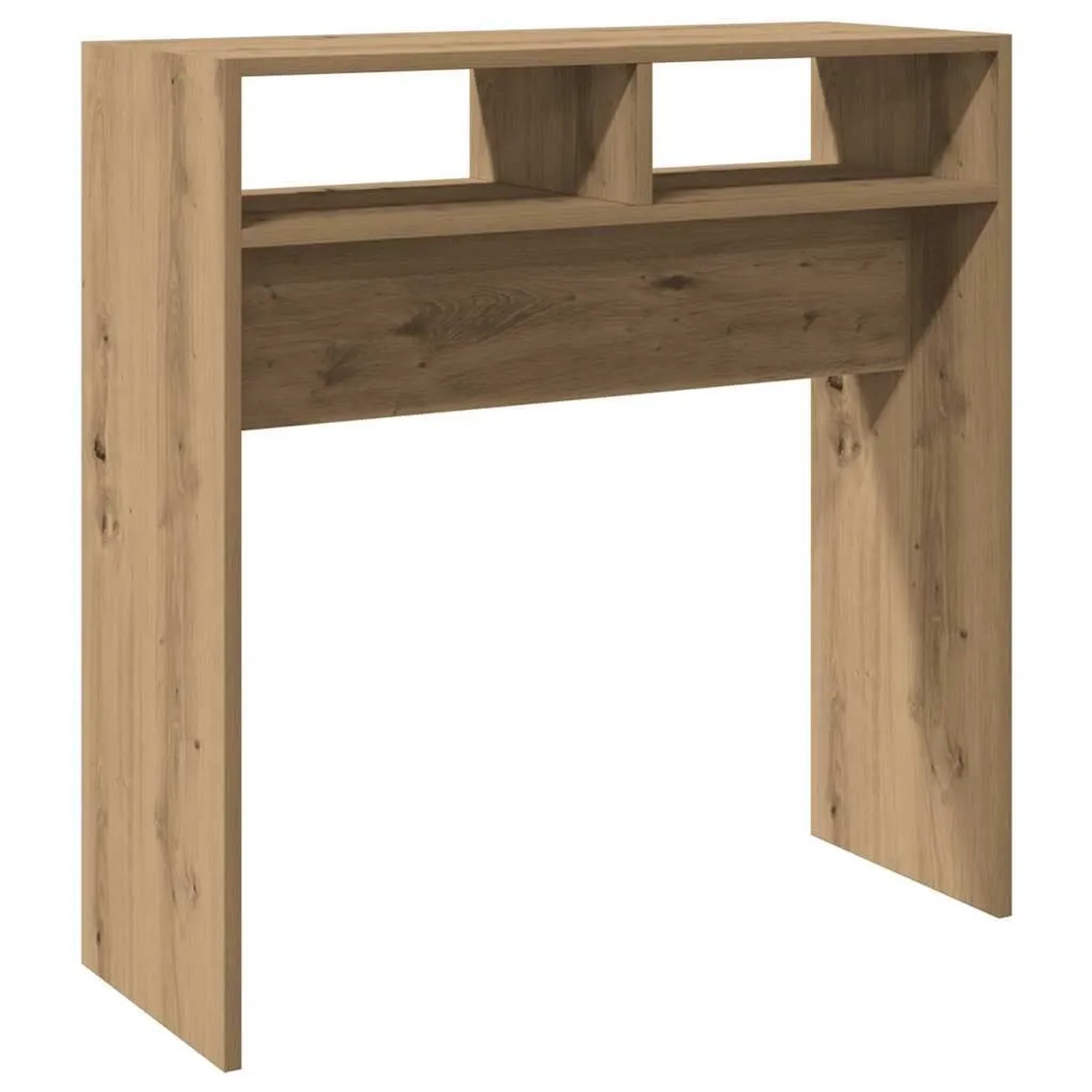 vidaXL Konsolentisch Artisan-Eiche 78x30x80 cm Holzwerkstoff 856621