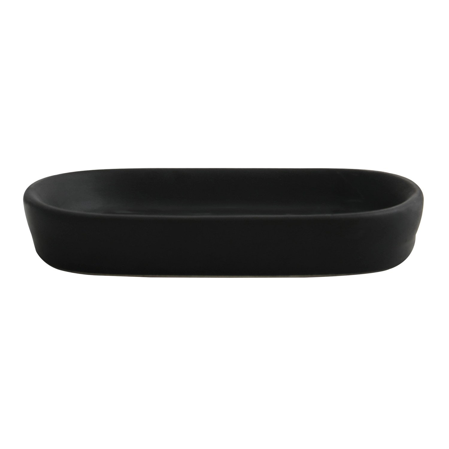 MSV Seifenschale Maonie Keramik 13,9 cm x 9 cm x 2,4 cm Mattschwarz günstig online kaufen