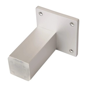 SOTECH Möbelfuß SIERRA Eckig Chrom Matt Höhe 100 mm