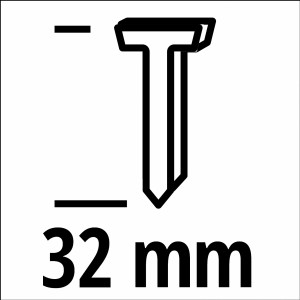 Einhell Nägel, 32 mm, für Tacker/Nagler TE-CN 18 Li. Zubehör für Druckluftnagler.