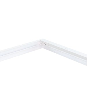 LUXULA Aufbaurahmen für Backlit LED-Panel 62x62cm Steckbar Weiß