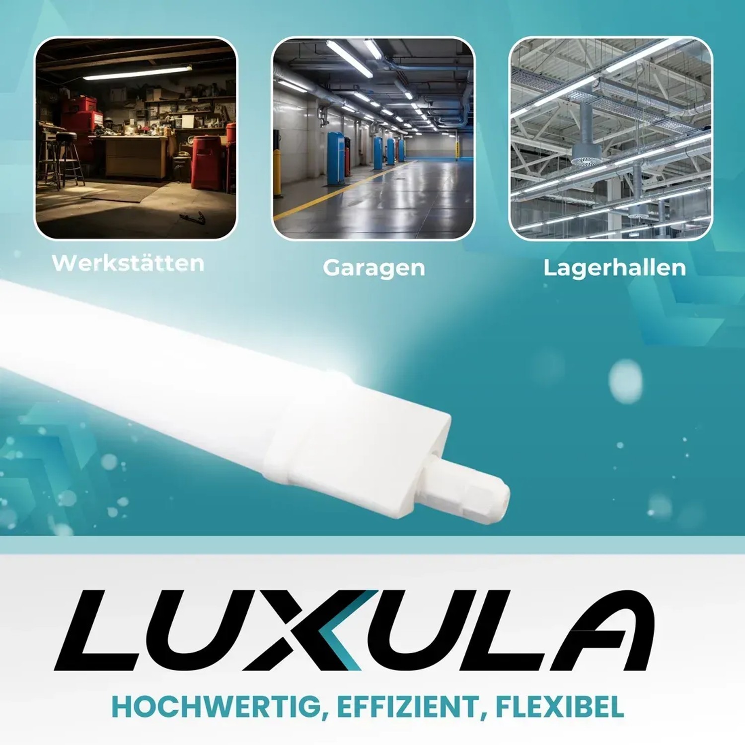 LUXULA 5er-Set LED Feuchtraumleuchte 120 cm 36 W 4000K IP65 kaufen bei OBI
