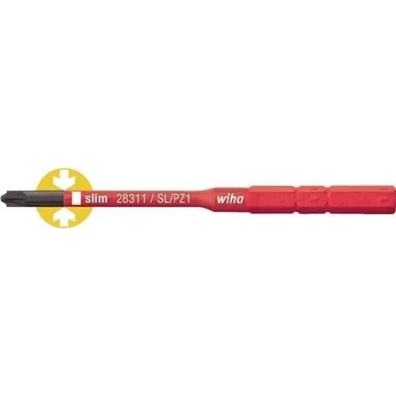 Wiha Wechselklinge Slimbit Electric Plus Minus Schlitz PZD 2 X 75 Mm VDE Isoliert 34590