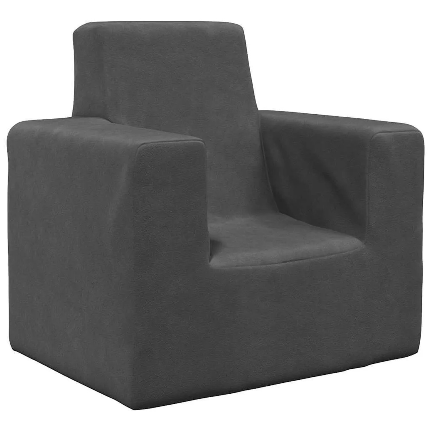vidaXL Kindersofa Anthrazit Weich Plüsch 4104792