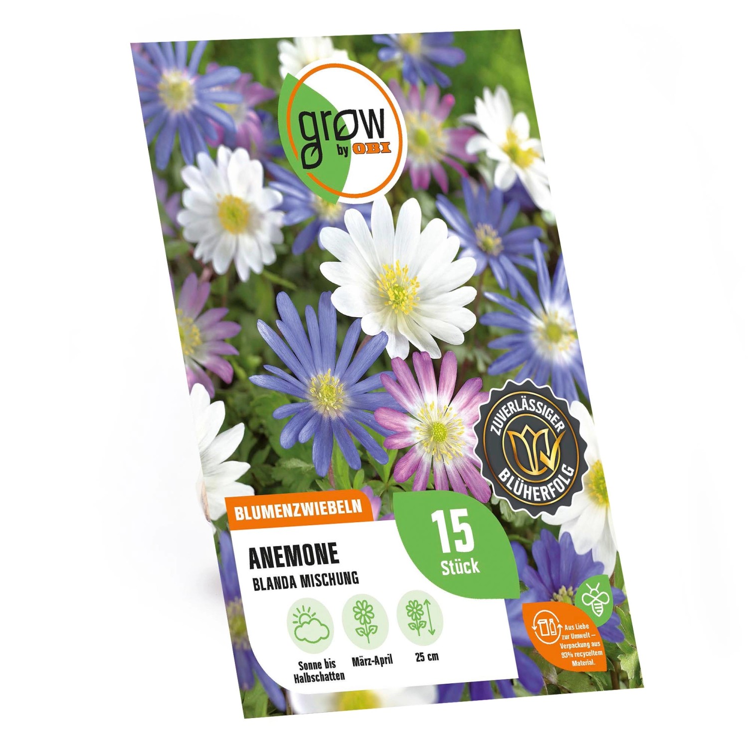 GROW by OBI Anemone Mischung 25 cm Anemone blanda