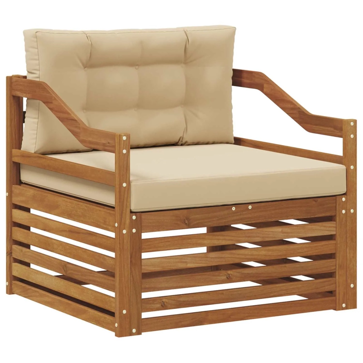 vidaXL Outdoor-Sofagarnitur Massivholz Akazie Natur 3436413