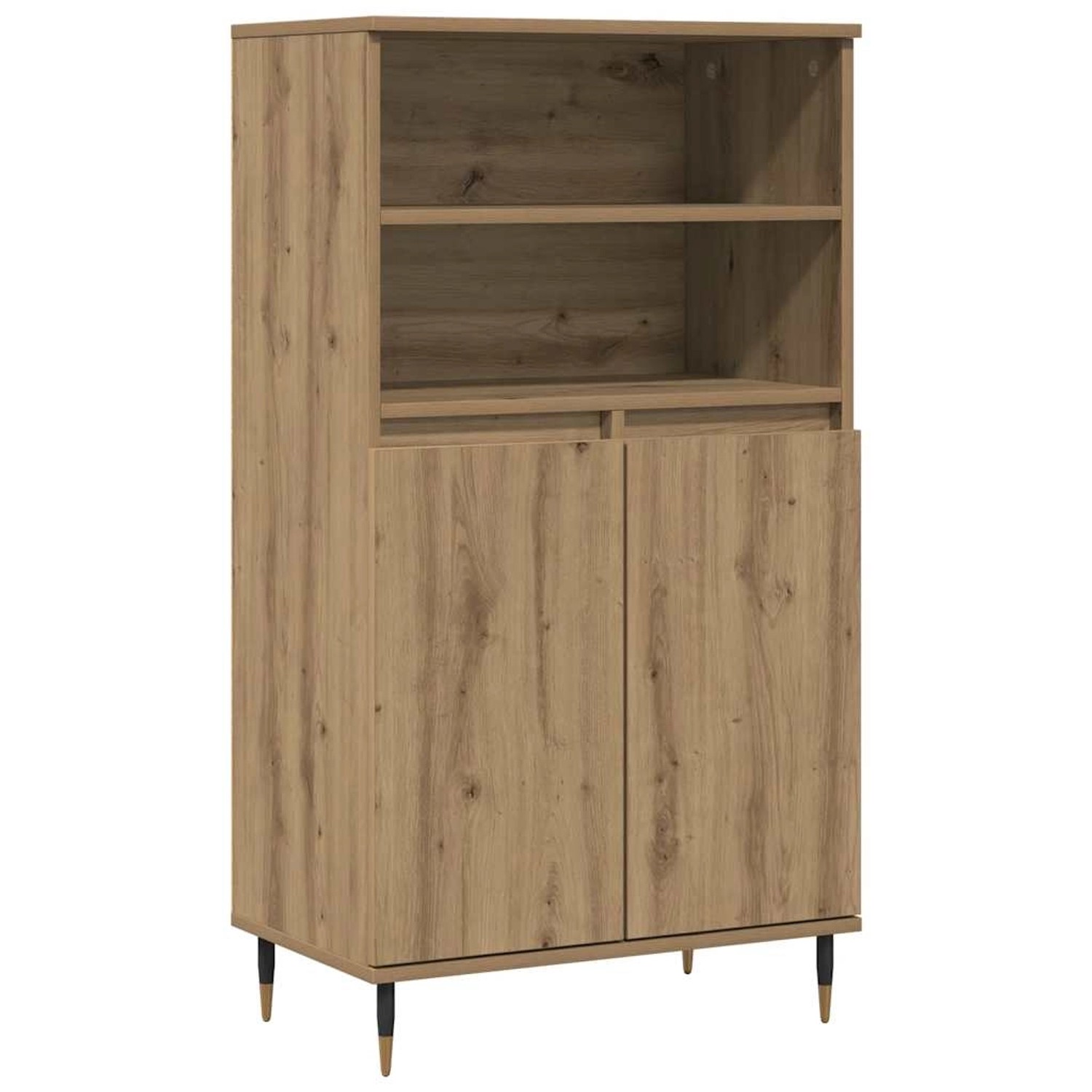 vidaXL Highboard Artisan-Eiche 60x36x110 cm Holzwerkstoff 857459