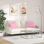 vidaXL Sofakissen 2 Stück Rosa 60 x 40 cm Stoff 42013668_4