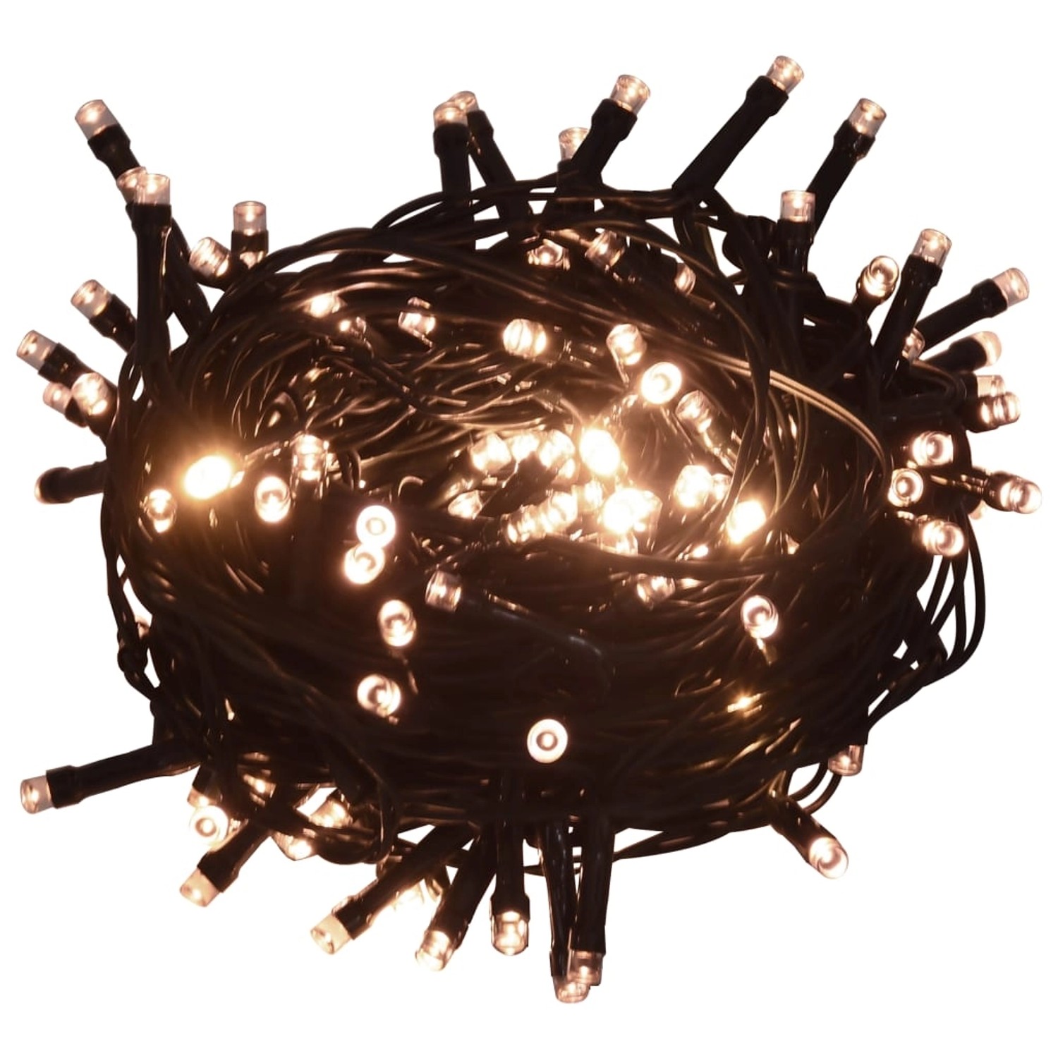 vidaXL Lichterkette mit 1000 LEDs 100 m 8 Lichteffekte IP44 Warmweiß 50696