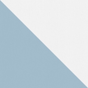 Struktur Tapete mit Streifenmuster in Weiß und Hellblau, überstreichbar.