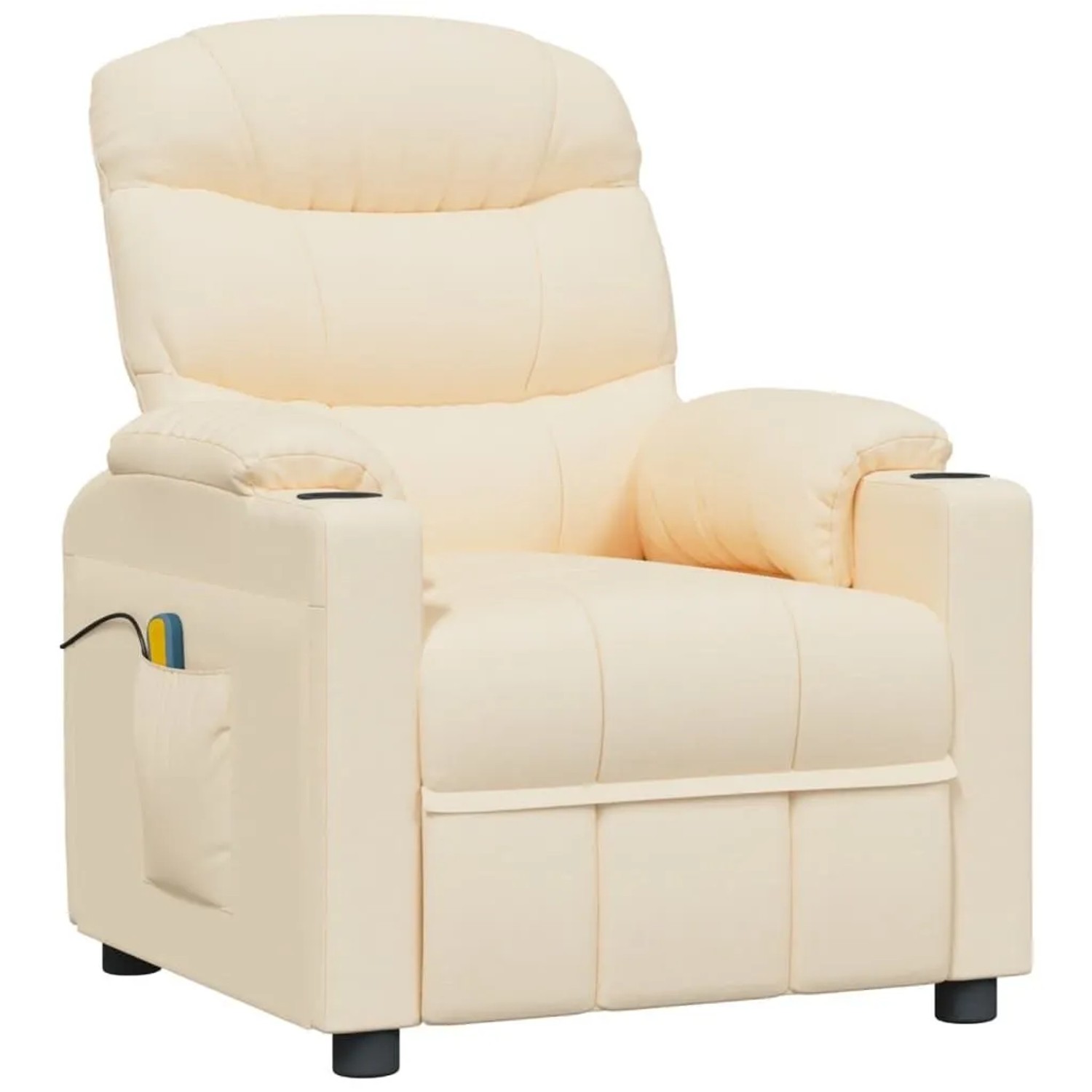 vidaXL Massagesessel Elektrisch Creme Stoff 3143512 günstig online kaufen