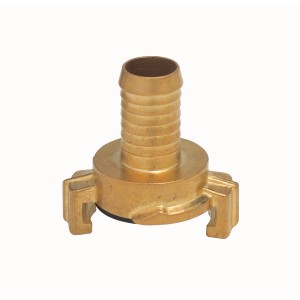 Schnellkupplungs-Schlauchstück aus Messing für 13 mm (1/2") Schläuche.