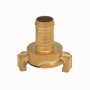 Schnellkupplungs-Schlauchstück aus Messing für 13 mm (1/2") Schläuche.