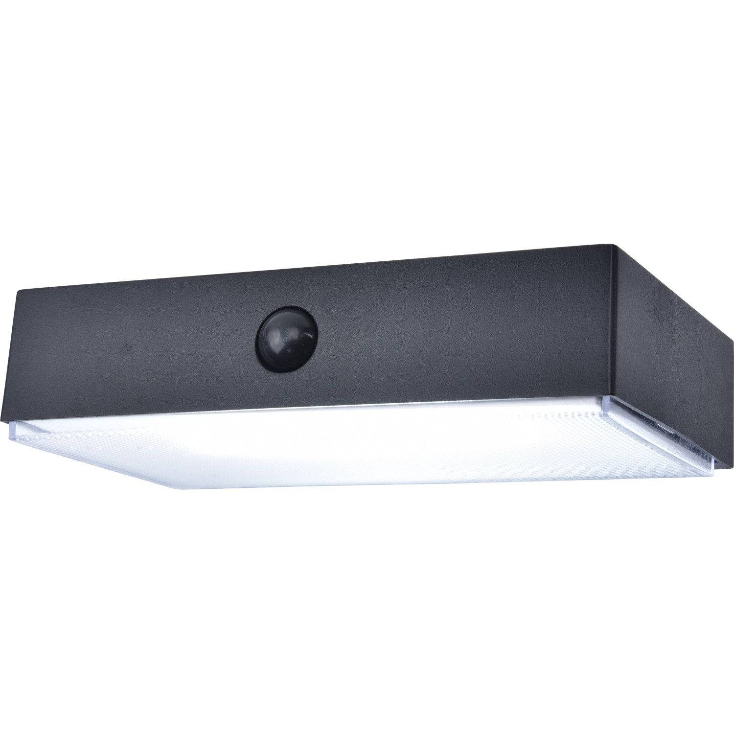 Lutec LED-Solar-Wandleuchte Fadi Connect 800 lm 4,3 x 18 x 10,5 cm Schwarz