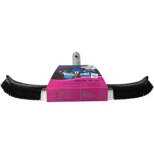 Planet Pool Profi Bürste, 45 cm, silber/schwarz. Poolbürste zur Reinigung von Pools.