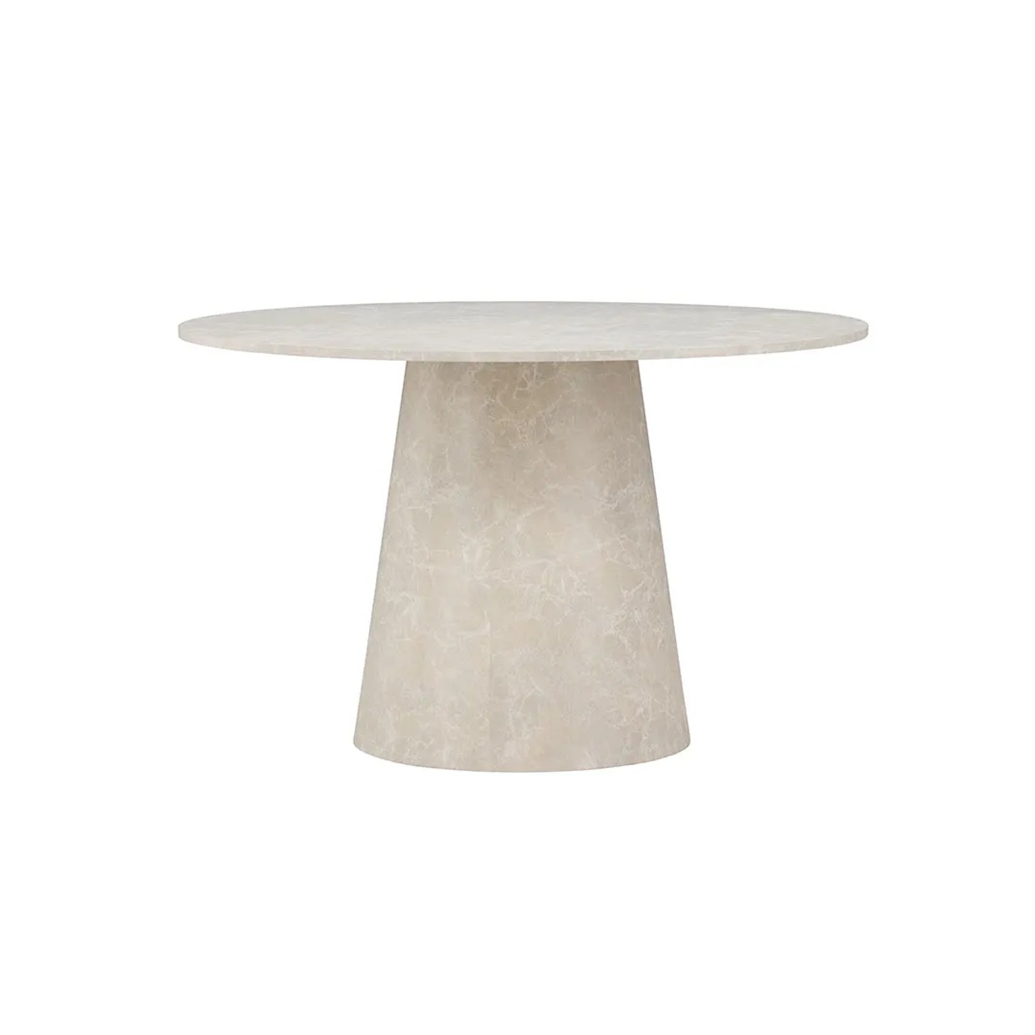 ebuy24 Lanzo Esstisch Ø120cm Beige