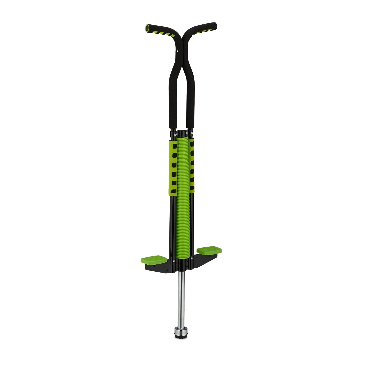 Relaxdays Pogo Stick Edelstahl Grün Rutschfest Gepolstert Traglast 60 Kg 103 Cm X 29 Cm X 6 Cm 2, 4 Kg