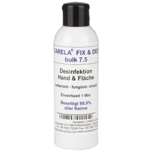 Carela Fix & Des Handdesinfektion, 100ml Flasche, zur Reinigung und Pflege.