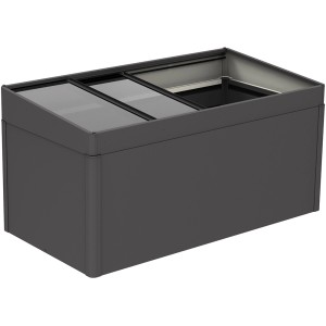 Biohort Frühbeet-Aufsatz für Hochbeet Gr. 2x1 mit verschiebbaren Doppelstegplatten.